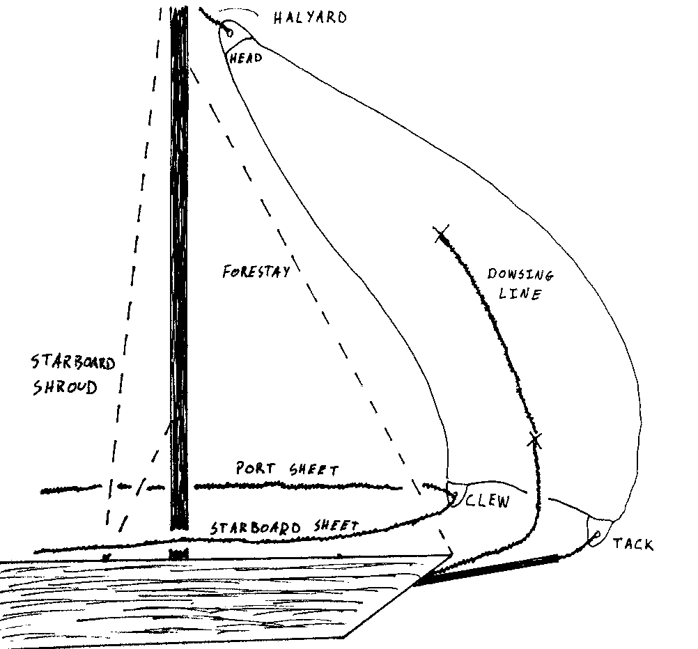 Sailing Club - Cal Sailing Forum - A quick and dirty guide to asymmetrical spinnakers